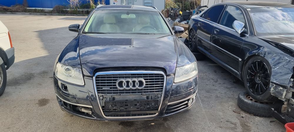 На части A6 4F 3.0TDI 224кс BMK въздушно бежов салон кожен Bose