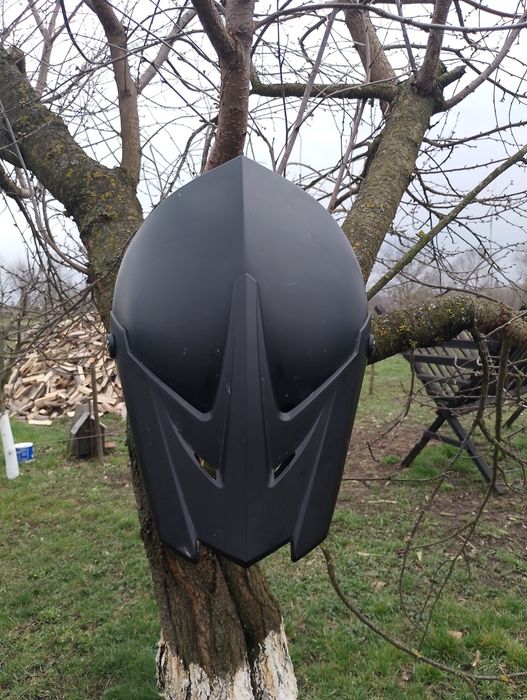 Casca motocross neagra