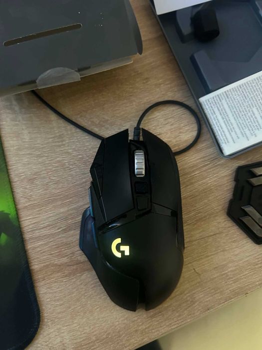 Гейминг мишка Logitech - G502 Hero, оптична, черна