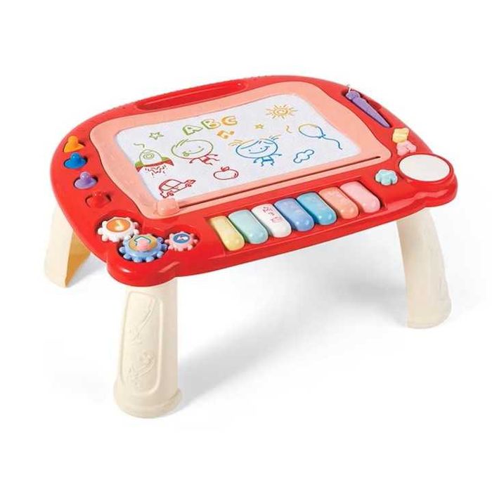 Tablita Multifunctionala de Scris Magnetica, cu Clapete, Toba cu Lumin