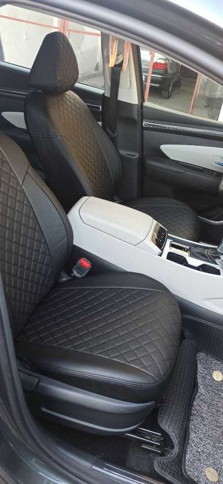 Чехлы из эко кожи (AVTOPILOT) для Hyundai Creta Solaris Sonata Tucson
