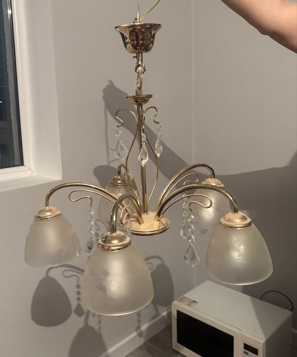 Люстра 5 флаконов