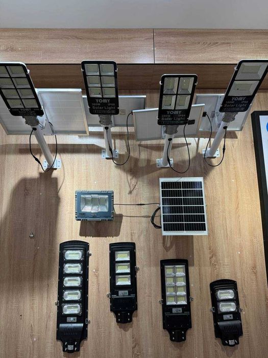 Quyosh energiyasida ishlaydigan ko‘cha yoritgichlar