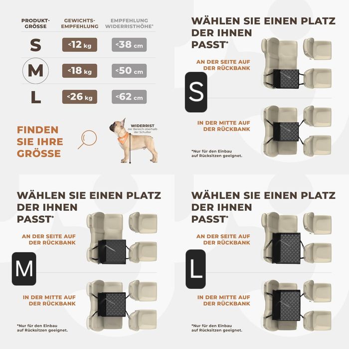 Супер стабилна седалка/ сгъваем твърд кош за куче за кола. Размери SML