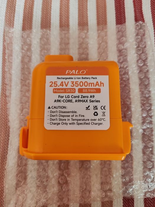 Акумулаторна литиево-йонна батерия Palo SR30. 
Капацитет: 3500mAh
Напр