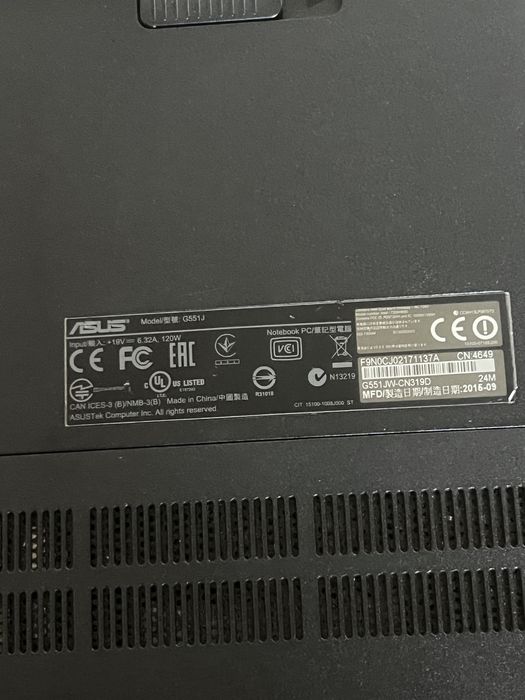 Laptop Gaming assus rog