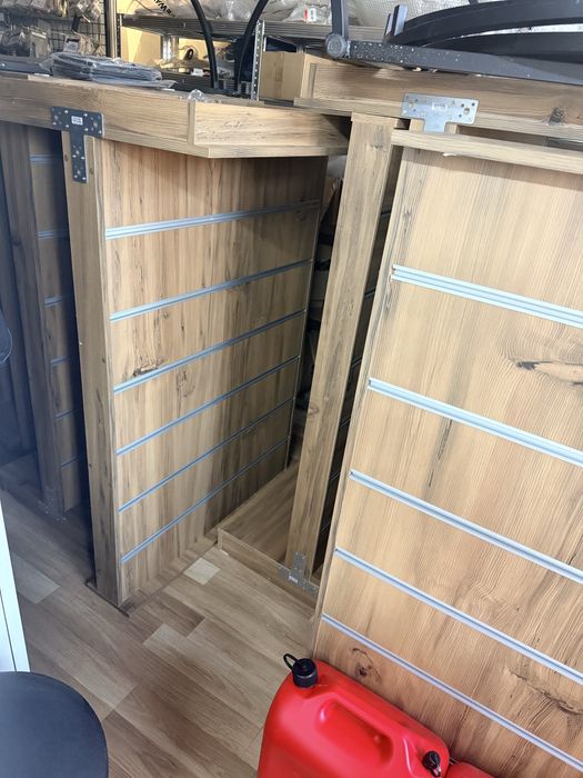Mobilier Comercial - Gondola slatwall lemn