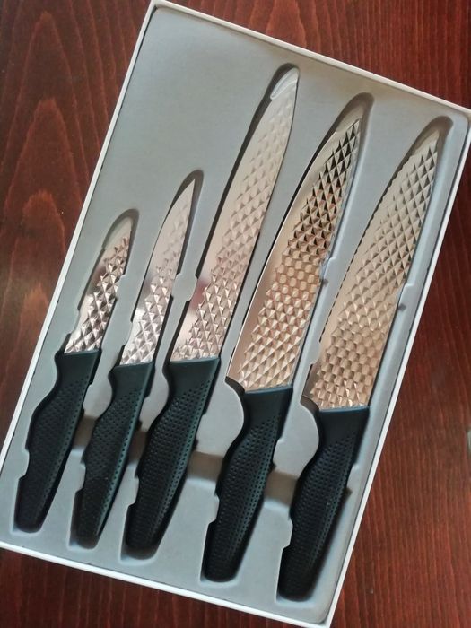 Set Nou 5 cuțite bucătărie