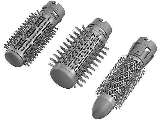 Perie rotativă Grundig HS 6220 GlamStyler 1100W, 3 capete  înveliș ceramic, aer rece, 2 trepte temperatură, volum și bucle profesionale Coafura DAMA