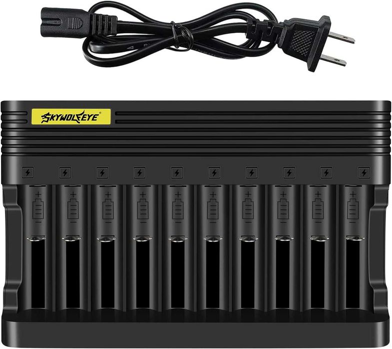 Incarcator de Acumulatori Li-ion  Multifuntional 10 Porturi