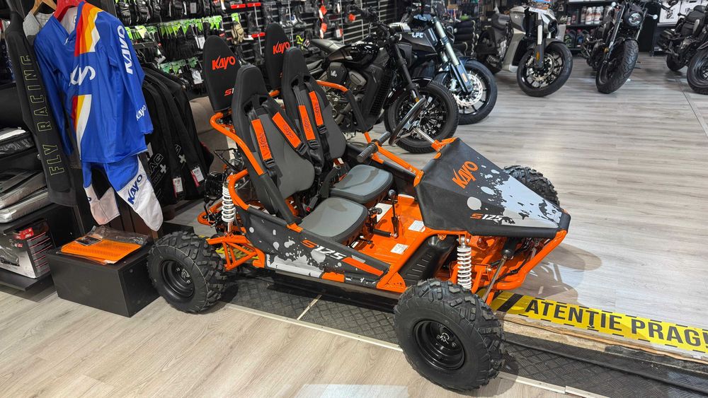 Kart doua locuri tineri KAYO  SxS S125  (8-14 ani, 125cc,4T,10cp) @ www.mymotocluj.ro