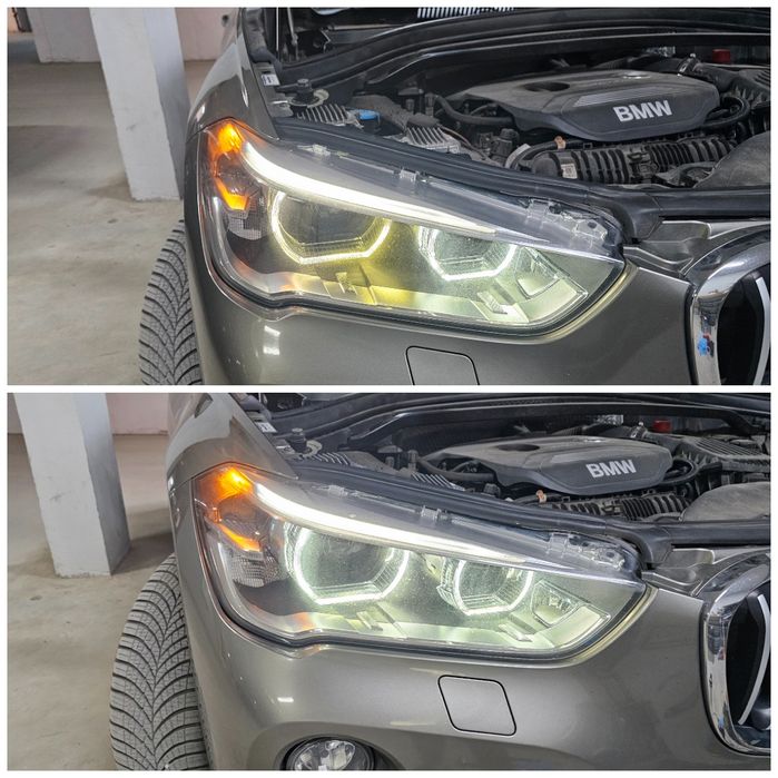 BMW X1 Ремонт на дневни светлини бмв х1 remont na drl angelski ochi