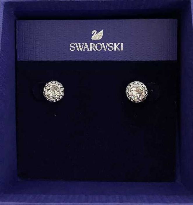 Cercei Swarovski Angelic Argintii - noi, în cutie