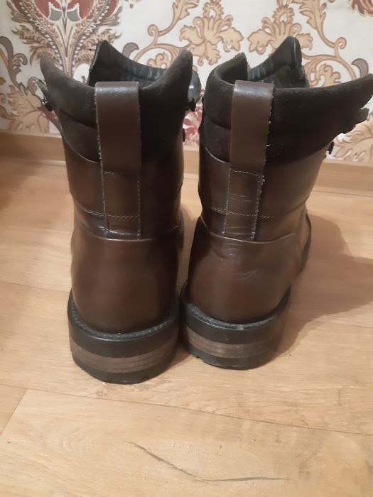 Ботинки мужские кожаные Massimo Dutti 43-44 размер.