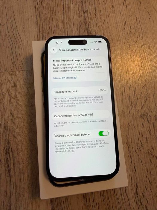 Vand Sau Schimb IPhone 14 PRO Space Black 256Gb Neverlocked