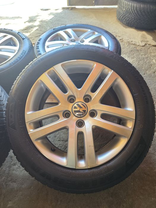 Джанти с гуми 5x112/16 цола VW Golf, Passat, Touran, Caddy