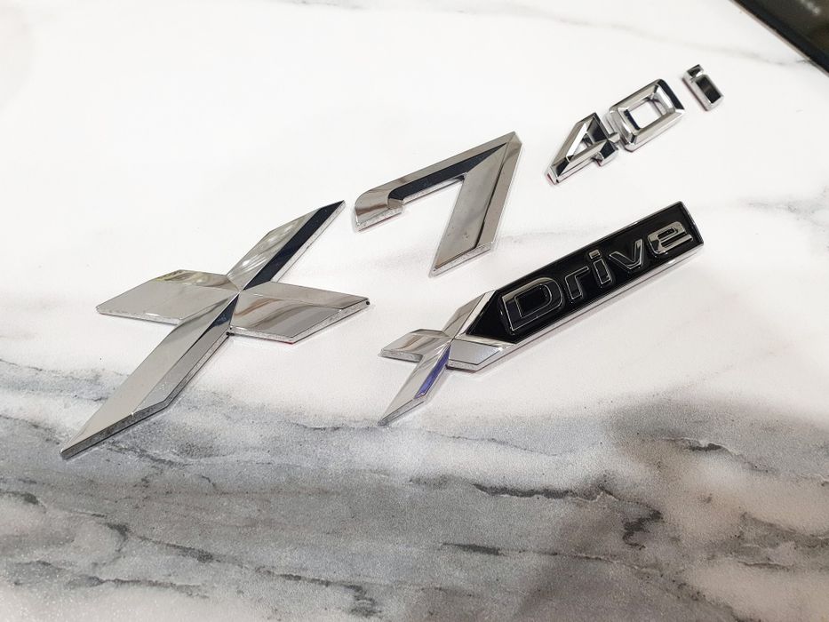 Шильдики BMW X7 40i XDrive
