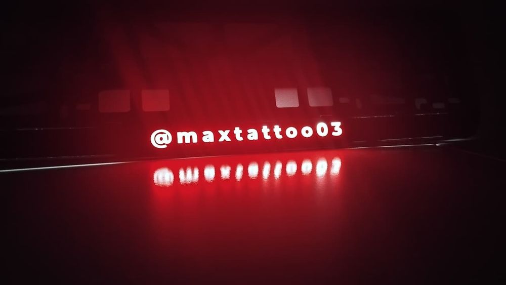 Led подномерники, (любая надпись)