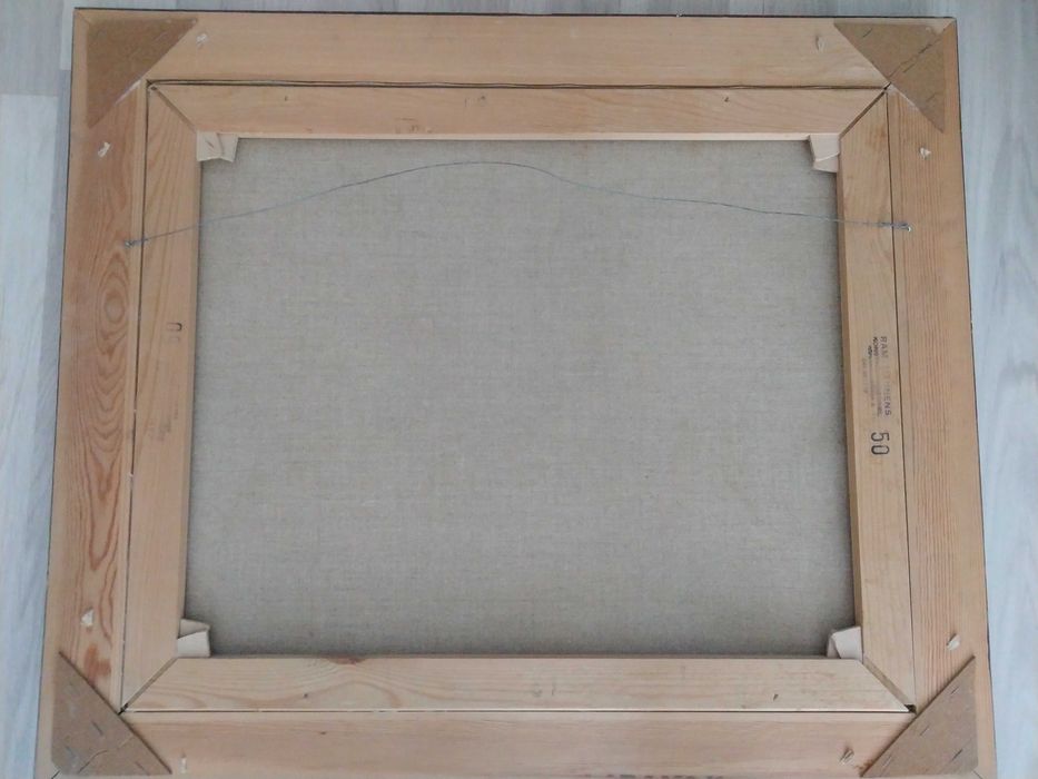 Tablou natura, ulei pe panza, semnat, investitie