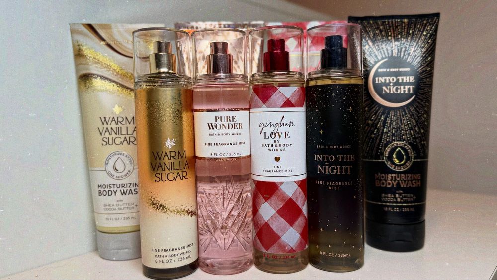 Намалени Bath and Bodyworks спрейчета, лосиони, душ гел