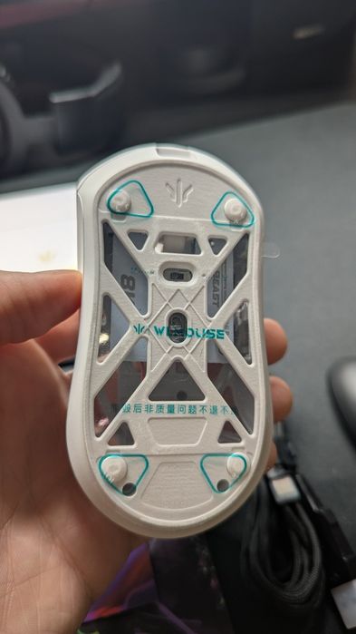 Мышка Wlmouse Beast X mini pro milky white