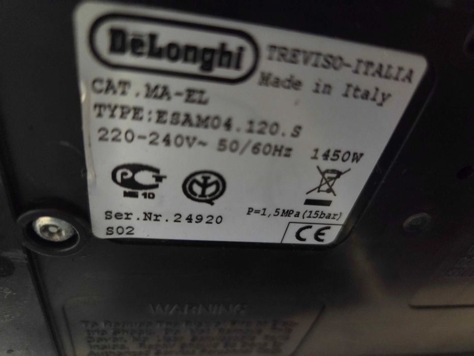 Espressor Automat DeLonghi Magnifica ESAM04.120.S Aparat cu Cafea Boabe