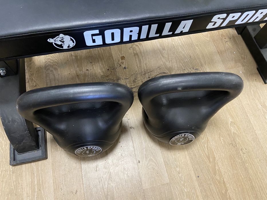 Set kettlebell noi 16 kg+16=32 kg made in Germany pret 120 ron bucata