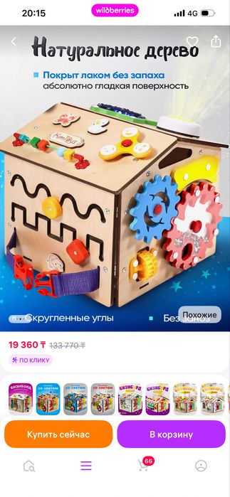 Развивающая игрушка Бизи дом