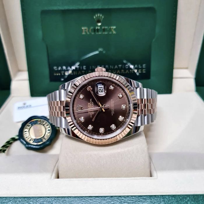 Rolex Date-Just Chocolate Dial 41,mm