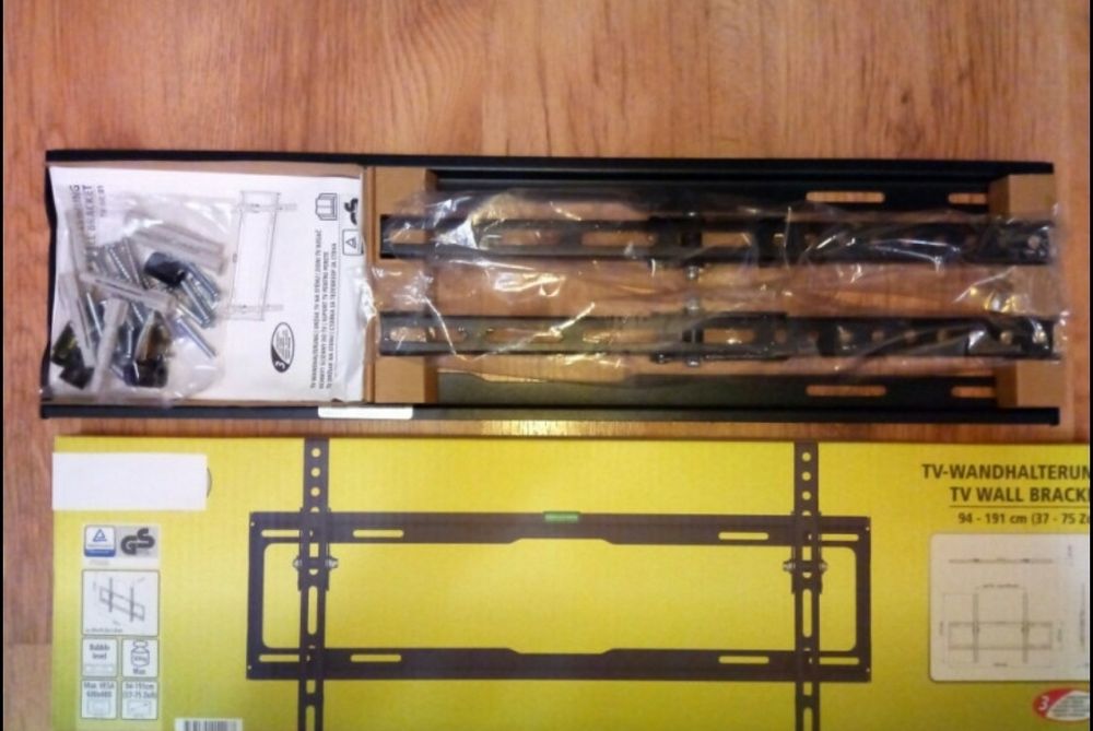 Suport de perete pentru TV - LCD/LED (plasma), reglabil, 94-191 cm,Nou