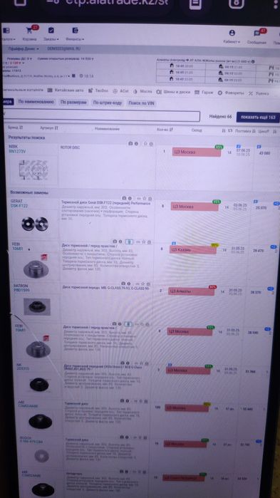 MERCEDES G-CLASS Тормозные диски