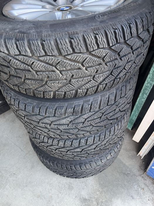 Лети джанти 16-ки с почти нови зимни гуми за БМВ Е39 Е46