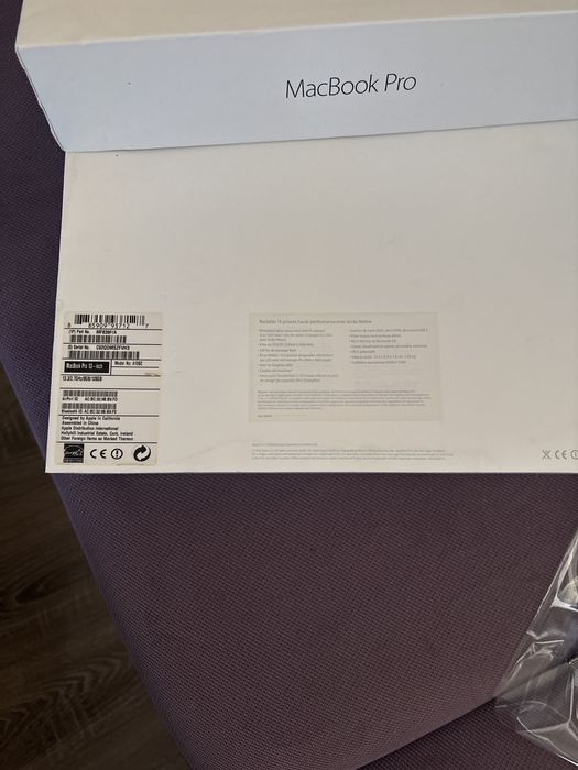 Vand MacBook Pro retina 2015 13 inch