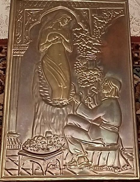 Чеканка. Слепой скульптор