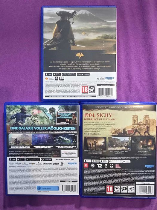 Ghost of Yotei, Mafia Old Country, Star Wars Outlaw за PS5