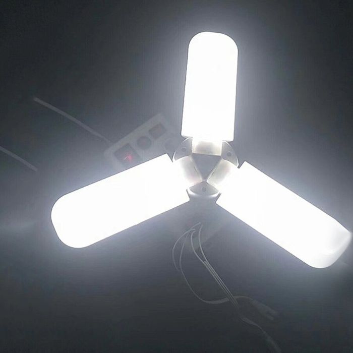 Ярка сгъваема LED лампа тип перка с цокъл E27 30/45/50W