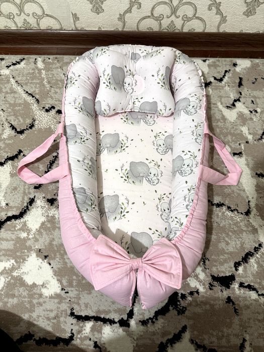 Гнездо с подушкой для новорожденных (0-6 мес.)