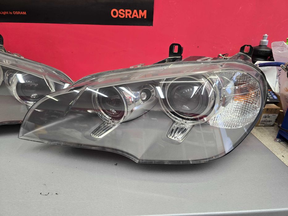 Оригинални фарове оборудвани БМВ Е70  BMW X5 E70 Face DYNAMIC