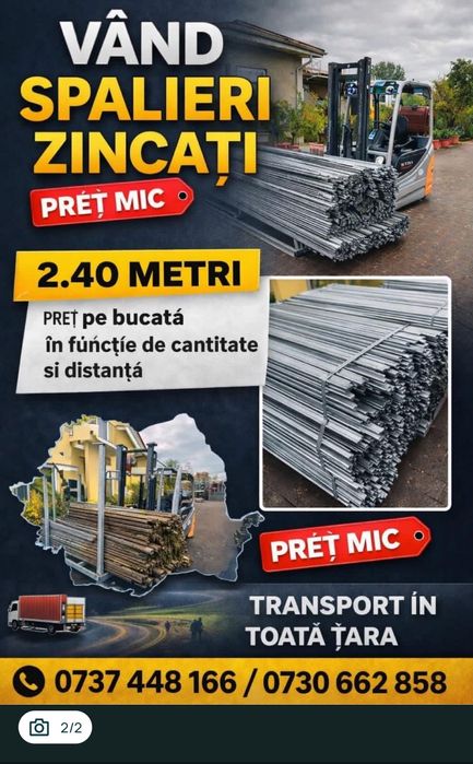 Vand spaleri zincati