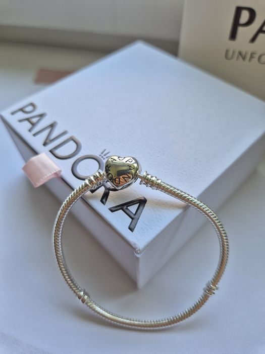 Bratara inimioara din argint cu stanta S925 ALE