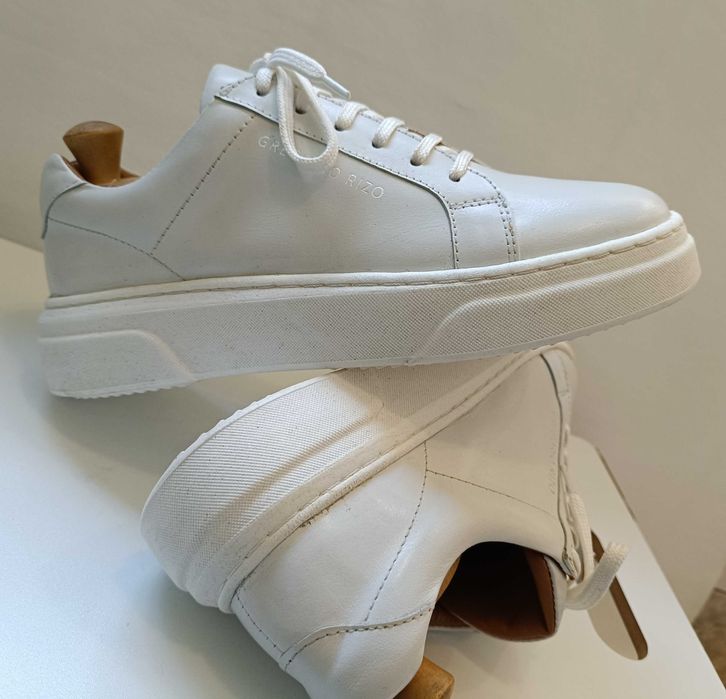 Pantofi sport casual 38 38.5 lucrati manual G. Rizo NOI piele naturala