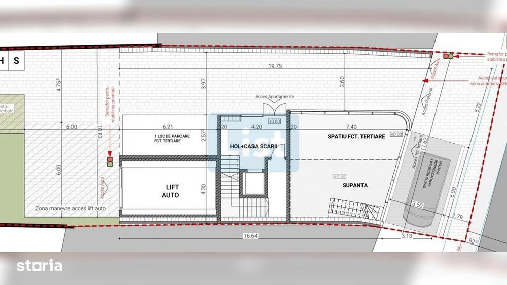 Comision 0%! Teren bloc, autorizat, Semicentral┃