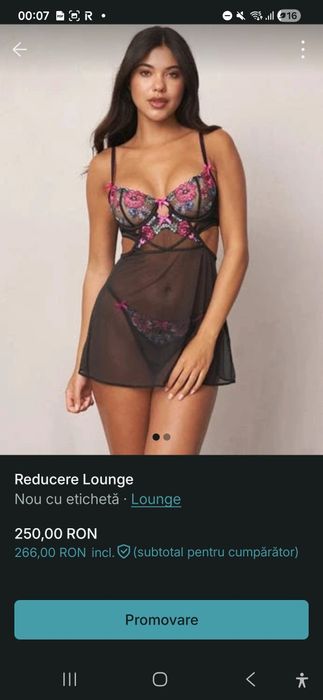 Lenjerie sexi hot LOUNGE SML