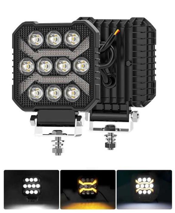 Висок клас LED Диоден Боен фар за трактор ATV мотокари камиони Квадрат