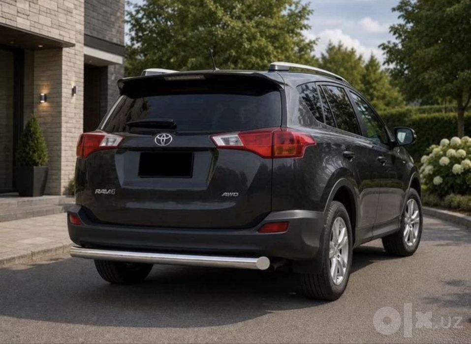 Защита бампера Toyota Highlander 3 и Rav4 3 4