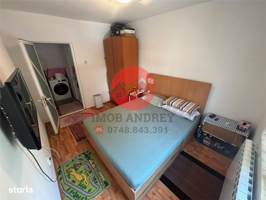 Apartament 2 camere, etaj 1, Vest, mobilat, 47 mp