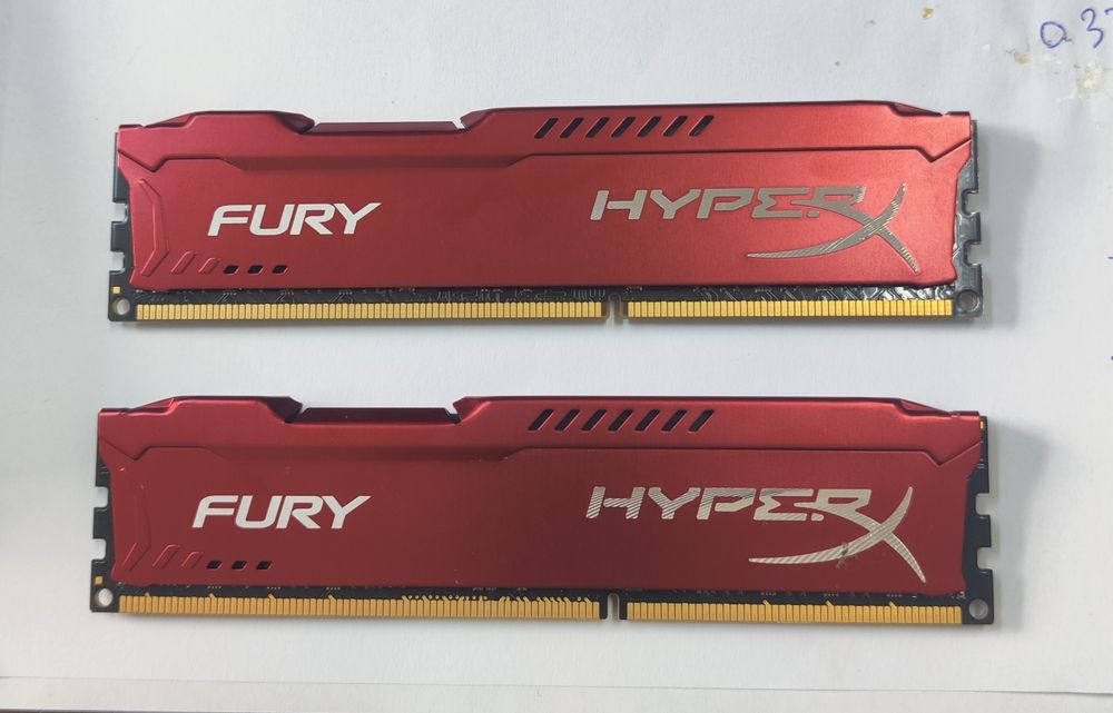 RAM 8 GB x 2 buc DDR3 HyperX Fury