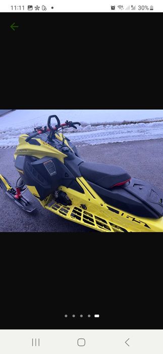 Snowmobil skidoo turbo 165