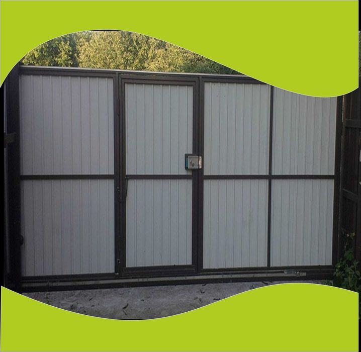 Откатные ворота  монтаж