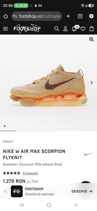 Nike W Air Max Scorpion Flyknit